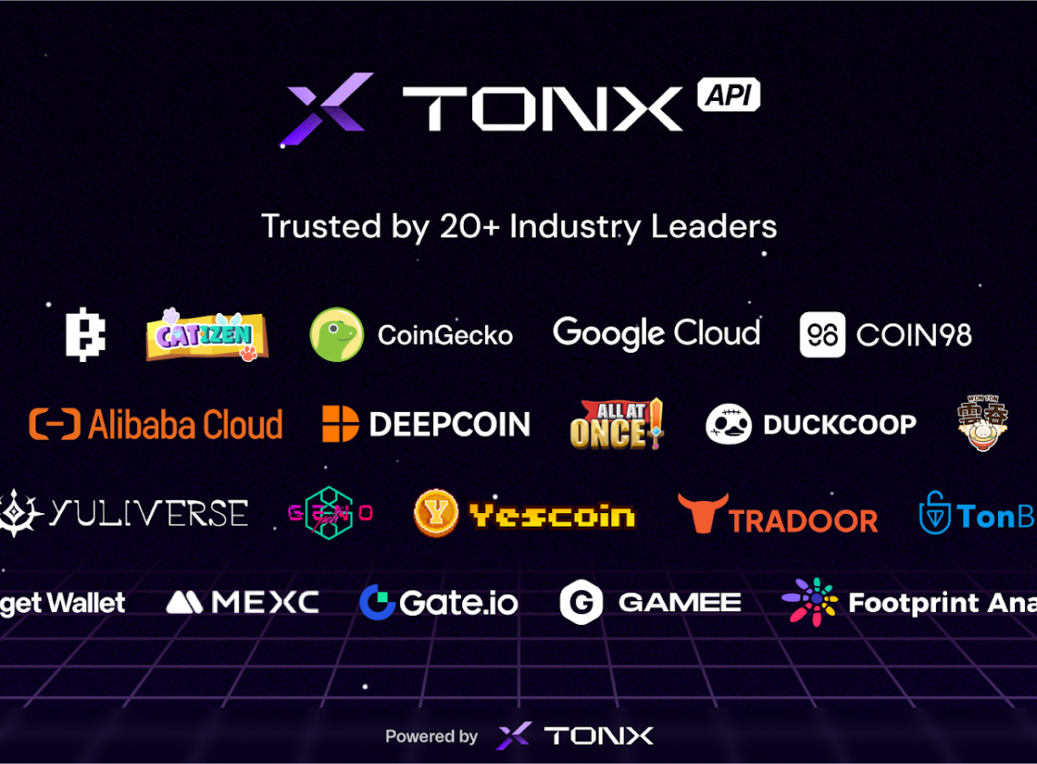 TONX API strategic partnerships announcement 2024 with industry leaders in blockchain