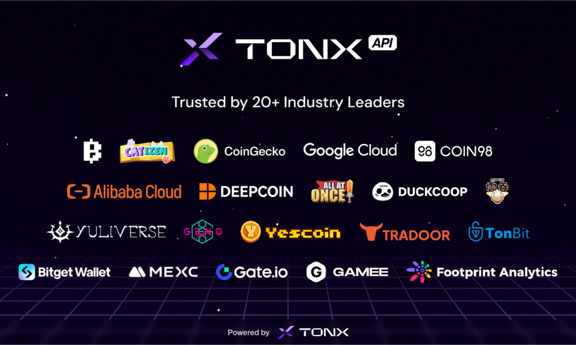 TONX API strategic partnerships announcement 2024 with industry leaders in blockchain