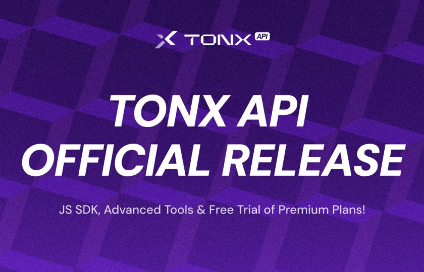 TONX API official release